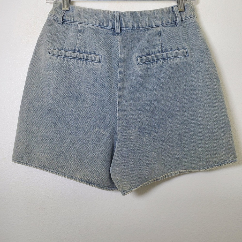 Entro NWT Denim Dash Skort Light Wash Blue‎ Mini Skirt Jean Shorts Women's Small - Picture 7 of 14